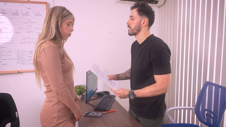 JuanBustosTV: POV Cumshot - I Pleased My Furious Boss with a Sloppy...