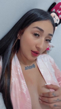 My Pink Robe Covering My Beautiful Body