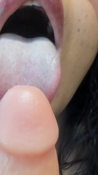 I Love to Suck My Dildo