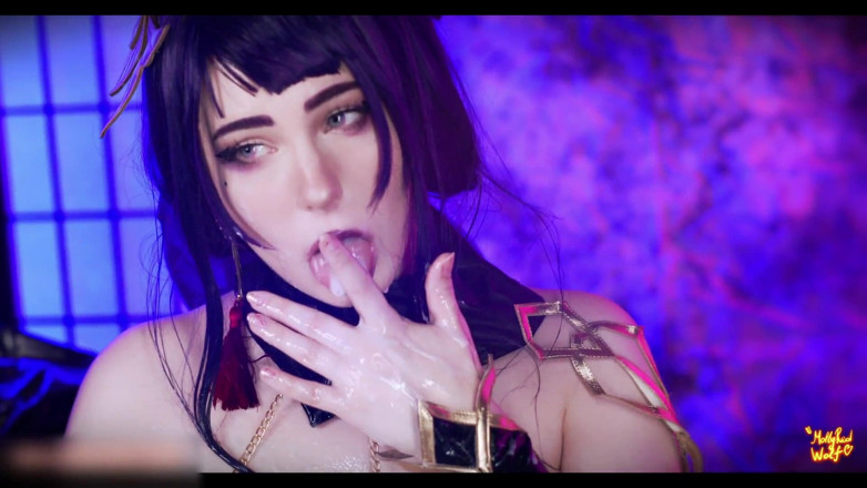 MollyRedWolf: Raiden shougun è il tuo schiavo. 4K - mollyredwolf