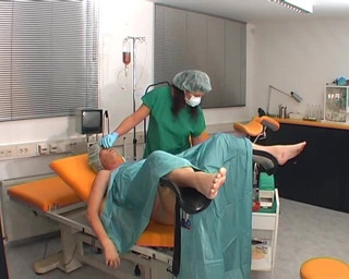Rubber & Clinic Studio - 1ATOYS: Gyno dreams - filling him up with fresh hot pee