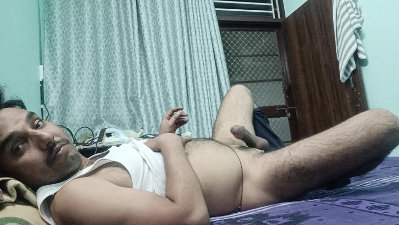 Rajasthani-old-lover: Indischer desi-mann sex und show, duschschuh und masturbation