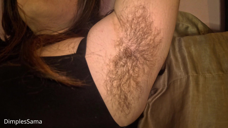 Miss Dimples: Sniff My Hairy Armpits