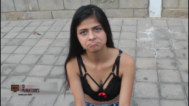 Britany: Whore on the Street Suck My Cock, She Does It...