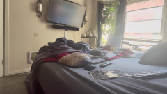 ScottyNaughty69: Stehend mit meinem fenster weit offen streicheln und ficken, bis...