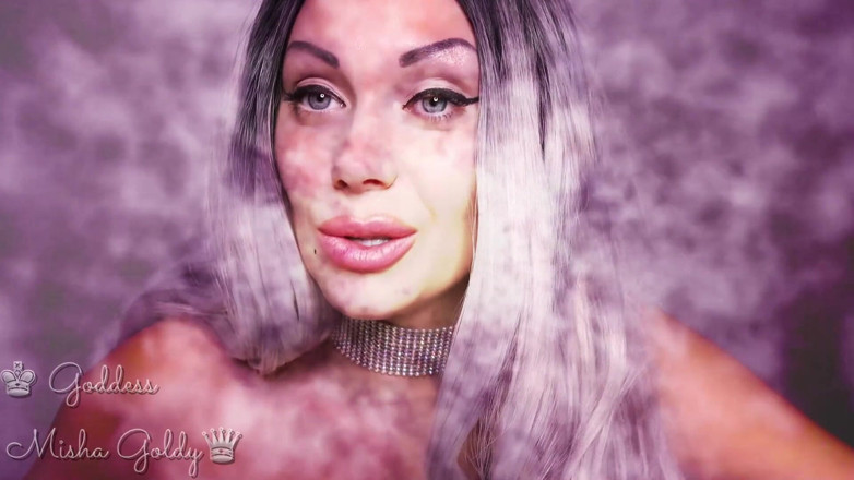 Goddess Misha Goldy: Asmr &amp; hubungan mata! Teruk dan tidak dibenarkan pancut!