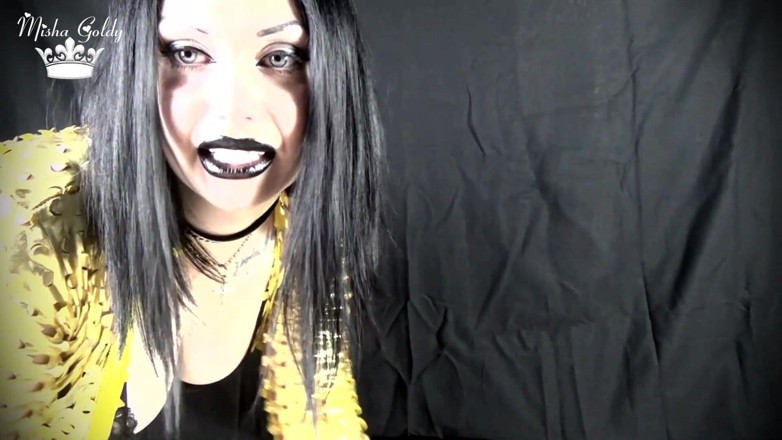 Goddess Misha Goldy: Glanzende mindfuck &amp; popps puppet Joi