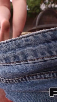 PAWG Lucky Kay Love bušila svalnatým svázaným hřebcem