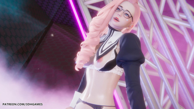 3D-Hentai Games: Love it - เซราฟินเปลื้องผ้าเซ็กซี่