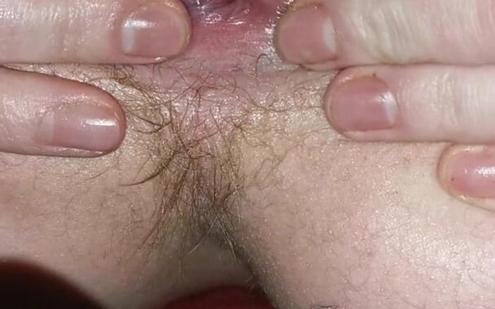 Justin Schell: Close-up van mijn strakke verzakking anus.