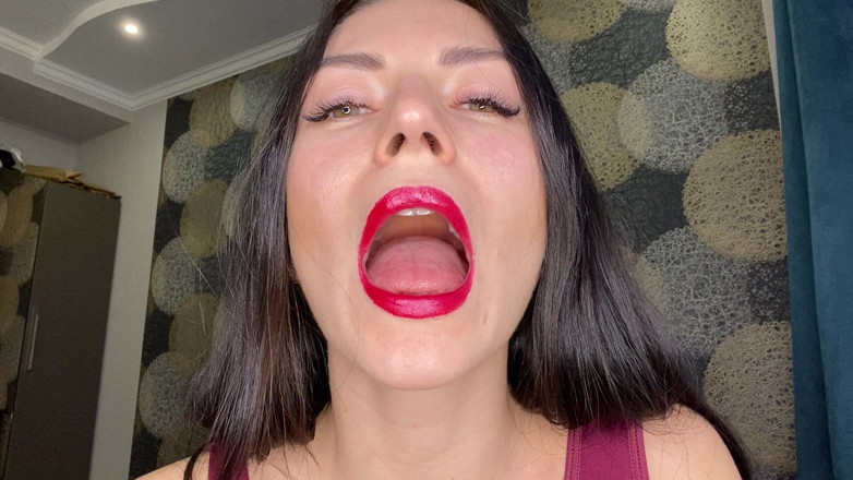 Princess Monica: Gesicht, mund, lippen, fetisch-riesin
