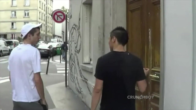Raw French Bad boys: Asians slut fucked by badboy top dominant with sneakers sniffing
