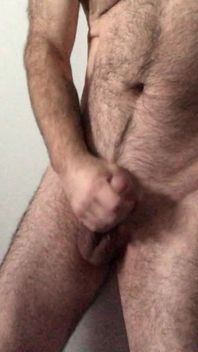 Stroking and Trying to Helicopter My Thick Cock