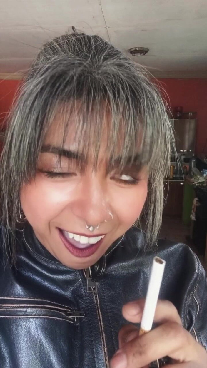 Casia Castro: Inhale Slowly, Smoking Instructions in Leather.
