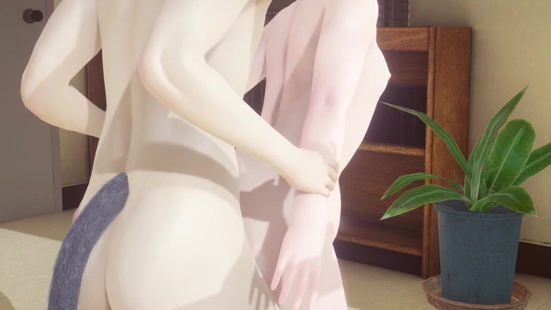 Yaoitube: Yaoi Femboy - Фембоем Розу Эльфу трахнул паренек-кот