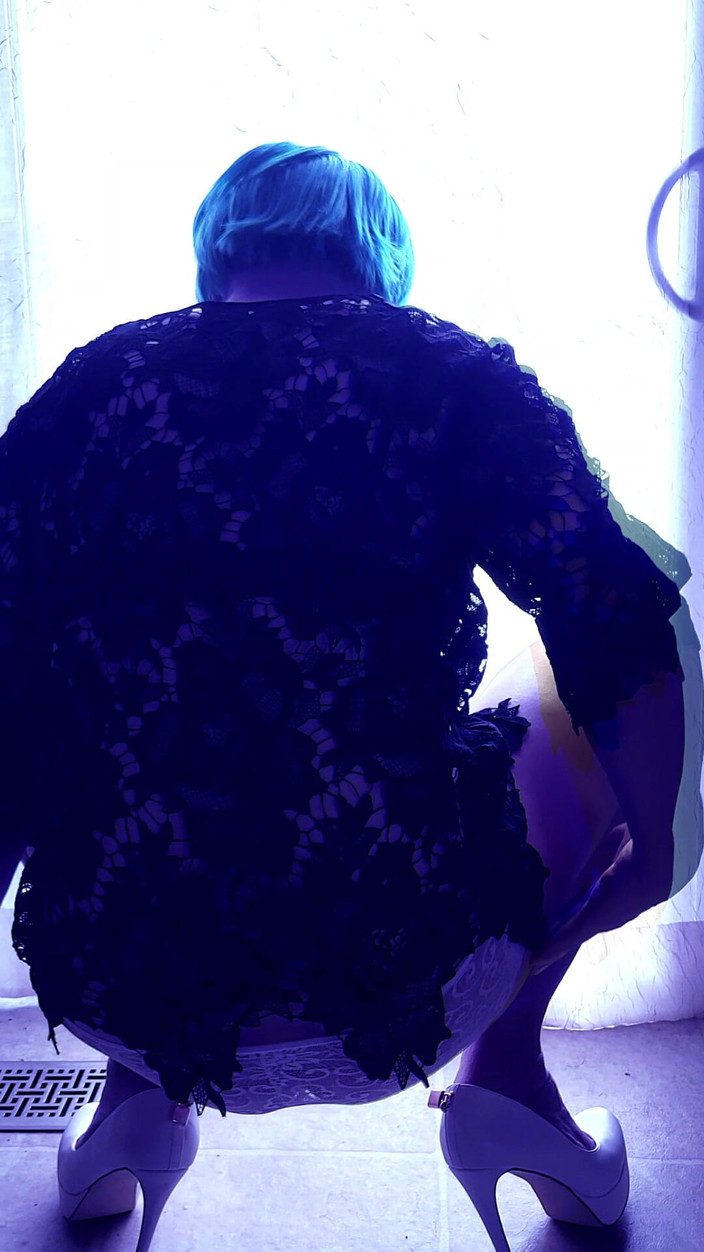 kandiKane: Smoking Brazilian Sissy Slut Seduction in Platform Heels &amp; Lingerie