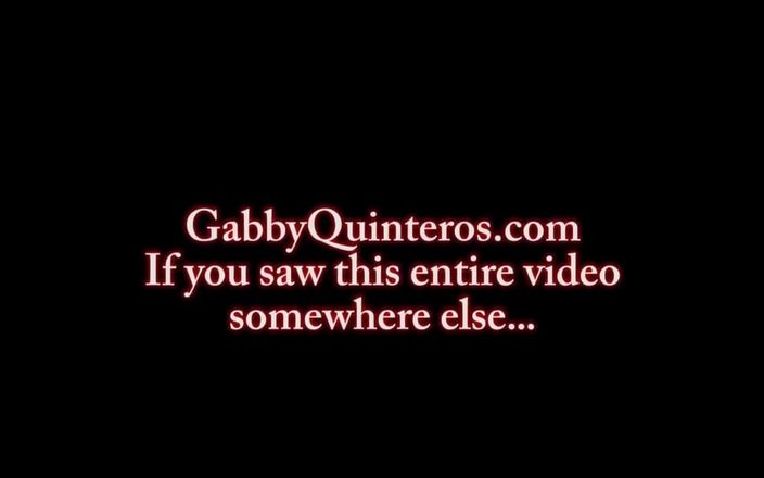 Gabby quinteros: Gabby Quinteros Rides Her Dildo