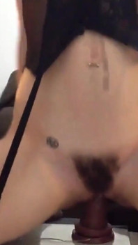 Hot Teen Riding on Her Dildo Til She Comes