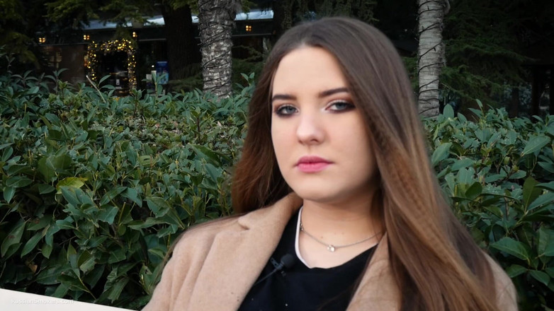 Russian Smokers: Russian Girl Spends Her Lunch Break Smoking 3 Cigs in a...