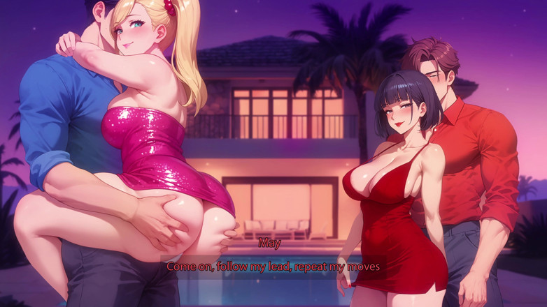 Hotgame Studio X: 이상한 자지를 갈망하는 핫와이프 - 바람난 남편 카드 게임으로 남편을 유혹 - 4부