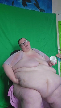 SSBBW Fat Body Massage with Cream