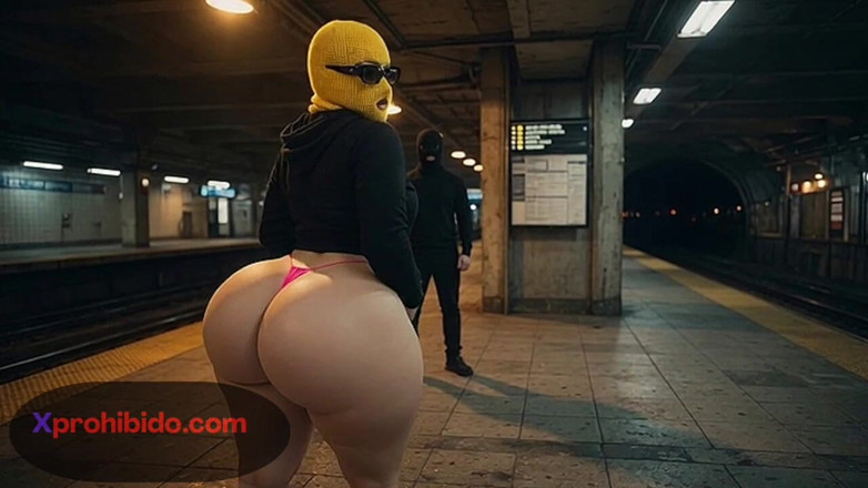 Xprohibidox1: Big Ass Woman Twerking in the Metro
