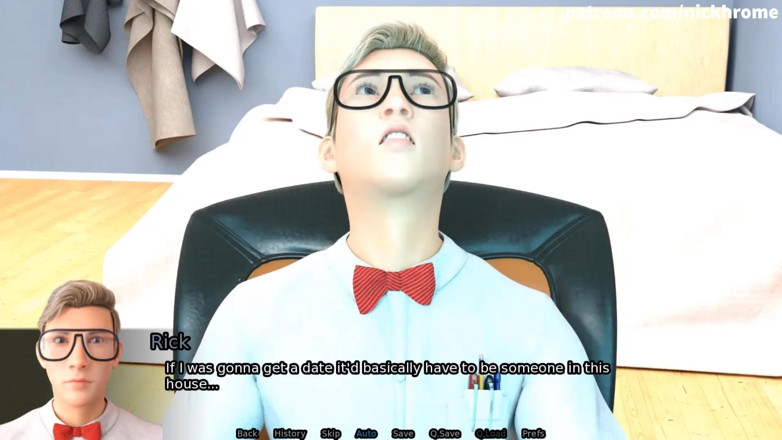 Visual Novels: Sexbot 22 - вчителька і репетитор мамка