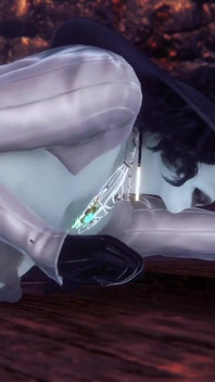 Alcina Dimitrescu Takes Anal Beads Dildo up Her Ass - Resident Evil Village Porn Parody