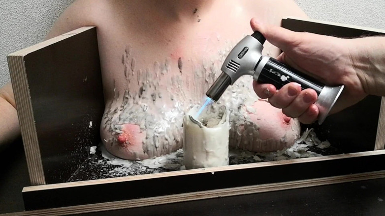 Bouncy Tits Action: The tit waxing machine 2