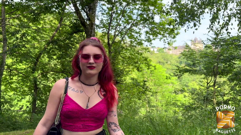 Porno Baguette: Trixy, Pretty Redhead, Gets Banged in a Hot Threesome