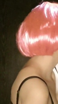 Heet roze kijkgat