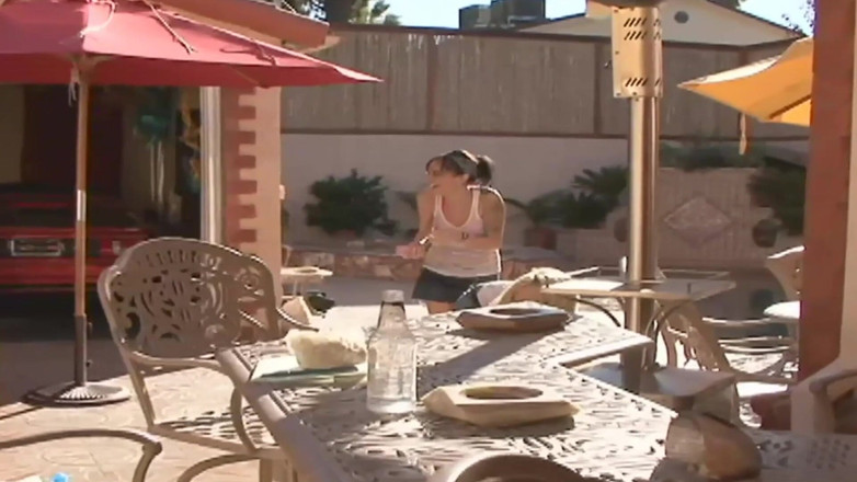 Lesbian Love Movies: Amazing Lesbian Threesome with Double Sided Dildos