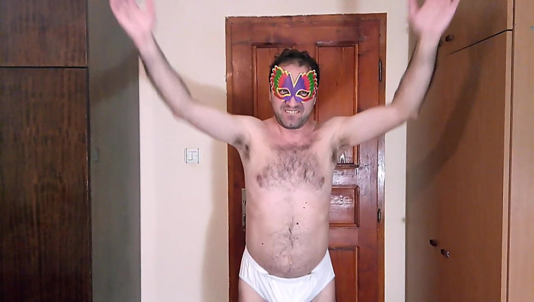 Earl Smile: Gymnastics and then undressing and naked
