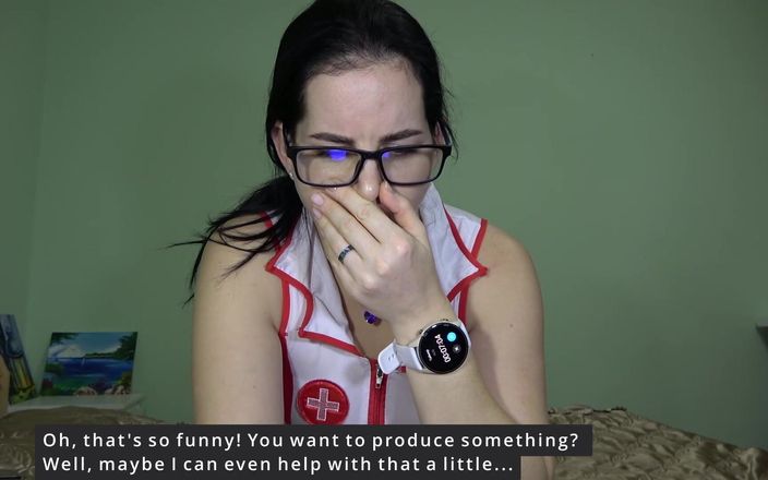 Anna Sky: アンナ博士はあなたに精子を提供させ、あなたのペニスを屈辱的にします