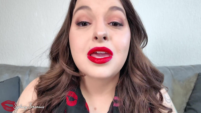 Sydney screams fetish: JOI Bibir Merah Glossy