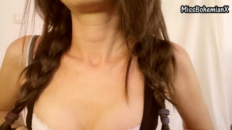 Miss Bohemian X: Puffy tits in push up bra