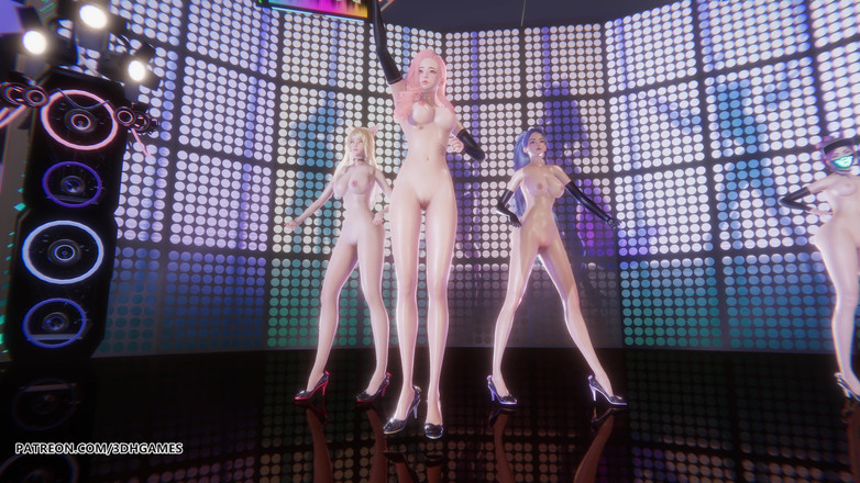 3D-Hentai Games: [mmd] Kara - 단계 (5p) 아리 세라핀 아칼리 카이사 에블린 벌거벗은 댄스 리그 오브 레전드 헨타이
