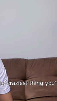 Joven latina Sebas Cruz cubre la cara de Camilo Brown con semen para latinos salvajes