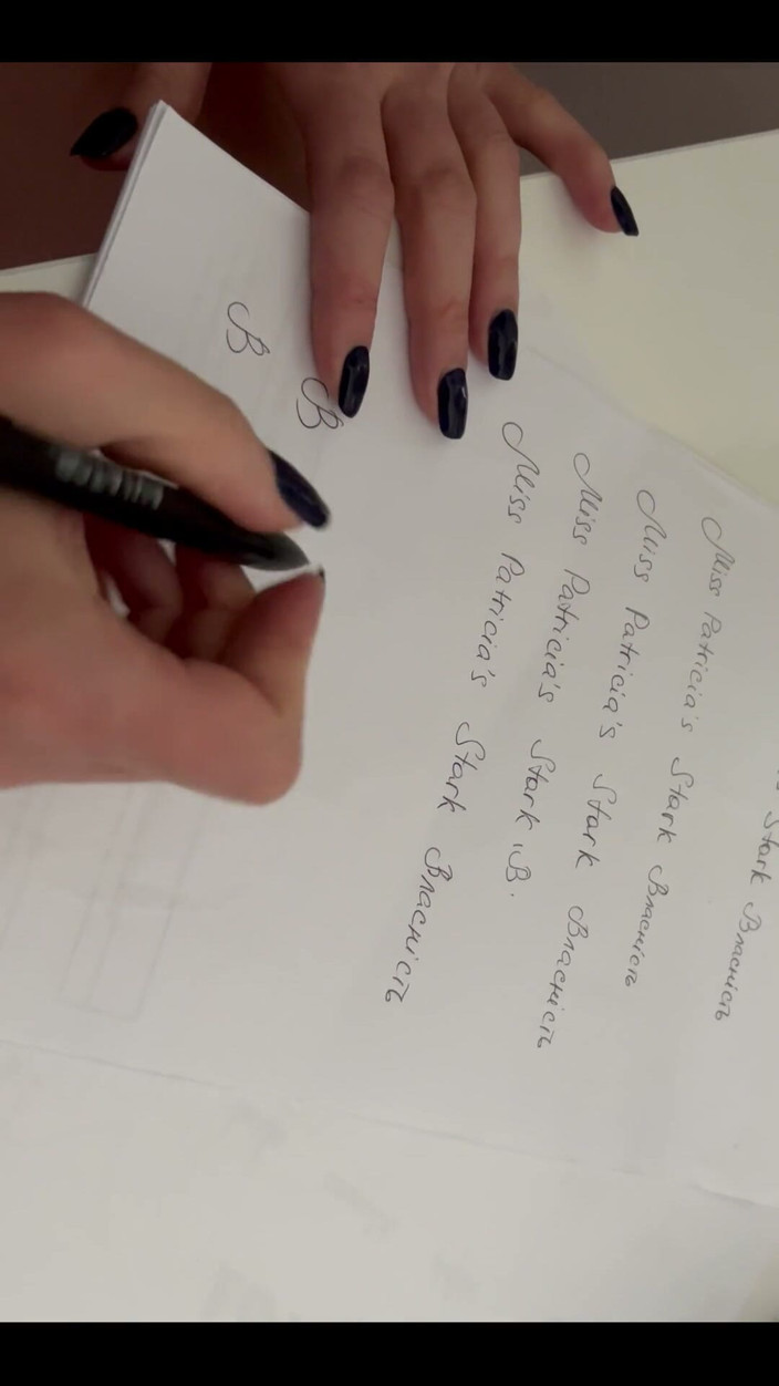 Dominatrix Miss Patricia Stark: Composing Sketch for My Slave’s Tattoo