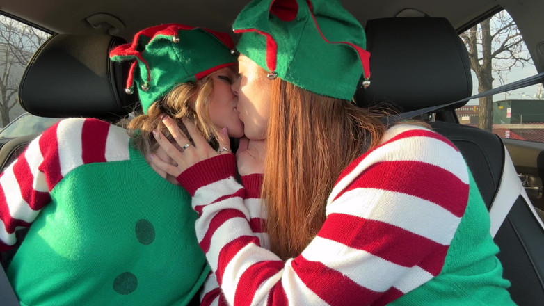 Serenity Cox: Horny Elves Cumming in Drive Thru With Lush Remote Controlled...