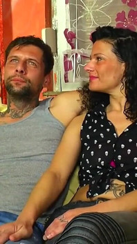 Sexy Tattooed MILF with Tight Pussy Fucked and Cummed in Mouth by Big Amateur Cock