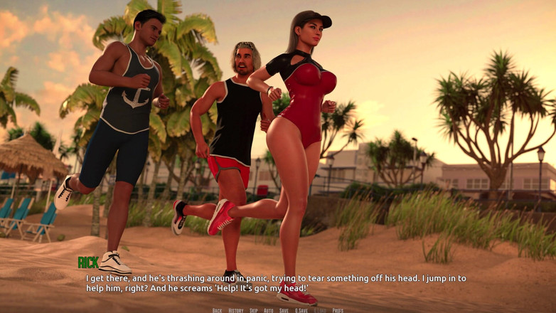 3D Cartoon Porn: Dominos Beach 9: MenyelamatKan Raja-raja Berani John