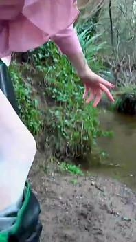 Secretary's White Tights Drenched in Waders Gone Wrong