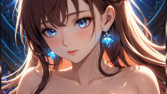 LustRender: Stille vreugde: een mooie jonge vrouw in magisch licht