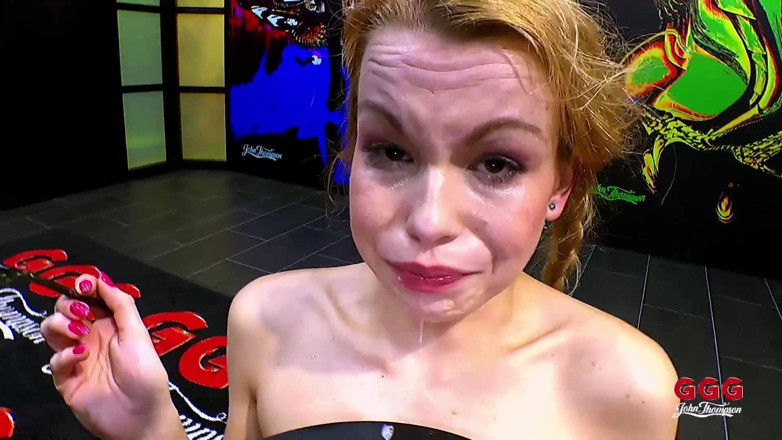 Gang Bang Germany: Ggg John Thompson Rebecca Teeny Discovers the Sperm