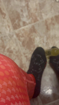 Young Man in Leggings Masturbates