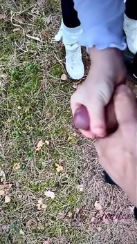 Morning Amateur Blowjob in the Forest