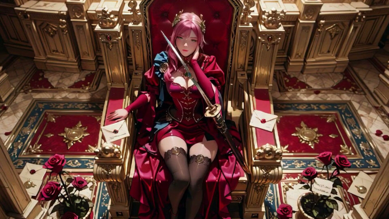 Seraphina Vale: Crimson Throne: the Pink-haired Queen's Lazy Coronation