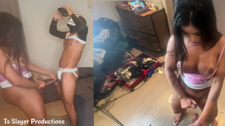 The xxx slayer - trans productions: Ts larissa araujo lagi asik ngentot pantat dan ranjangnya di...