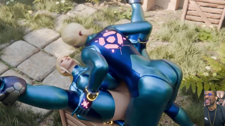 L6RD7BLU3 FUTA: Zakar transgender gemuk Angela memancut jauh ke dalam ribut sue,...